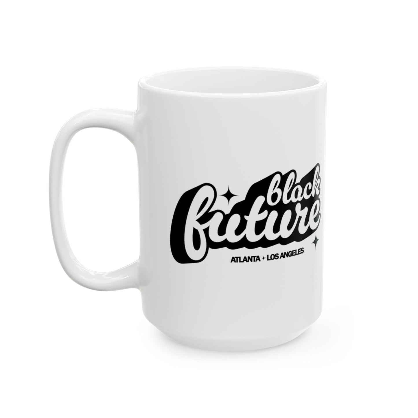 Black Future Ceramic Mug (11oz, 15oz)