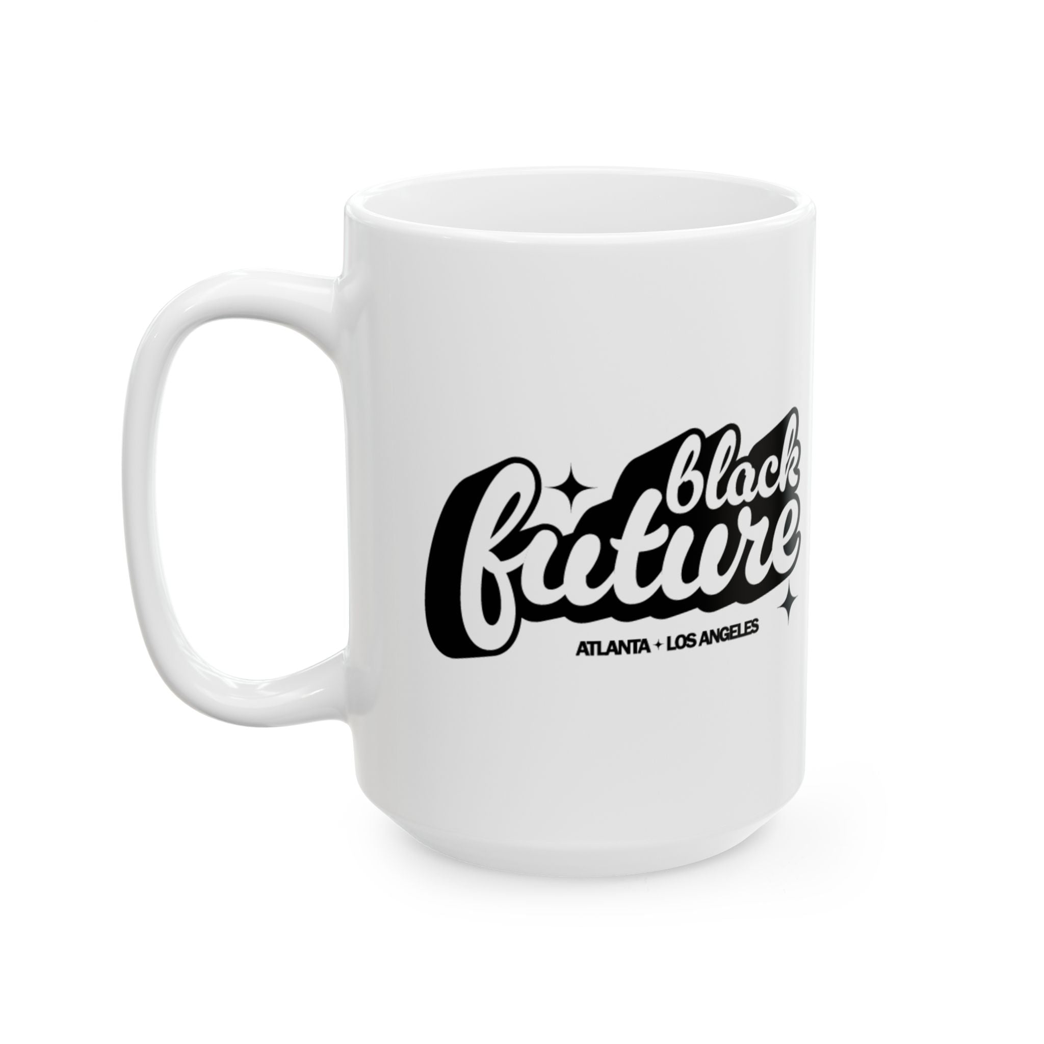 Black Future Ceramic Mug (11oz, 15oz)