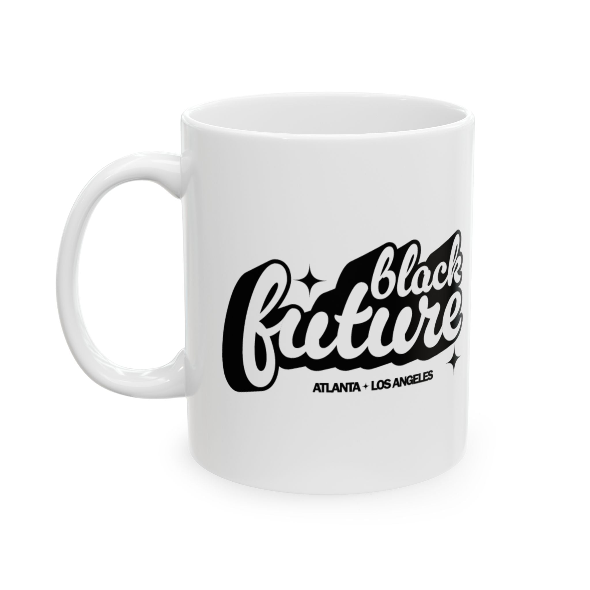 Black Future Ceramic Mug (11oz, 15oz)