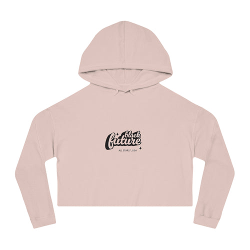 Stylish Women’s Cropped Hooded Sweatshirt